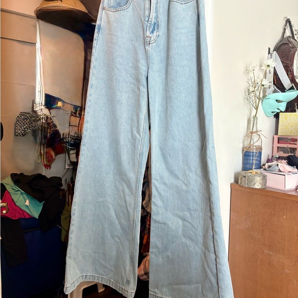 Ghanda Light Blue Flare Jeans
